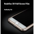 Miniatyrbild 3 av 3: iPhone 6/6S Plus (2-PACK) Skärmskydd 3D från HuTech Svart
