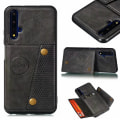 Miniatyrbillede 5 af 11: Huawei Nova 5T - Effektfullt Skal med Korthållare Röd