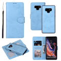 Pikkukuva 1 / 11: Leman Fodral med Dubbelfunktion - Samsung Galaxy Note 9 Ljusblå