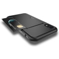 Miniatyrbillede 2 af 11: Exklusivt Skal med Kortfack - iPhone XS Max - DUX DUCIS Röd
