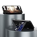 Miniatyrbillede 8 af 10: iPhone 12/12 Pro - Minimalistiskt Kortfodral med Fullt Skydd Svart