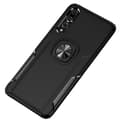 LEMAN Skal med Ringhållare - Huawei P20 Svart