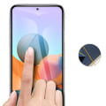 Pikkukuva 8 / 11: Heltäckande Härdat Glas 2.5D Skärmskydd Note 10 Pro (3-pack) Transparent