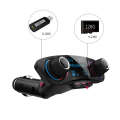 Miniatyrbilde 10 av 11: Bluetooth 5.0 FM Transmitter Modulator Stereo Svart Svart