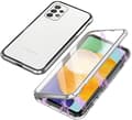 Samsung Galaxy S21 FE - Smart Dubbelsidigt Skyddsskal Silver