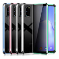 Miniatyrbilde 7 av 11: Samsung Galaxy S20 - Praktisk beskyttende magnetisk dobbeltsidig Grön