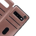 Miniatyrbilde 8 av 11: Elegant Stötdämpande Skal med Kortplats - Samsung Galaxy S10 Mörkblå