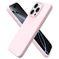 Miniatyrbild 1 av 11: iPhone 16 Pro - Effektivt Skal i Slät Silikon Rosa