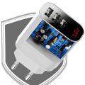 Miniatyrbilde 8 av 9: Baseus Praktiska Väggadapter Vit