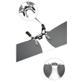 Miniatyrbillede 8 af 11: Polarized Exklusiva Solglasögons Överdrag Silver