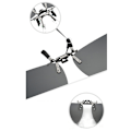 Pikkukuva 8 / 11: Polarized Exklusiva Solglasögons Överdrag Silver