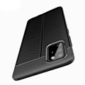 Pikkukuva 5 / 11: Stilsäkert Litchi-Läder Design Skal - Samsung Galaxy S20 Plus Röd