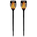 Miniatyrbilde 2 av 11: Solcellsdriven Trädgårdslampa med Realistiskt Flammeffekt