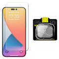 Miniatyrbild 4 av 11: 3-in-1 iPhone 16 pro Max Fram- & Baksida + Kameralinsskydd Transparent
