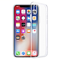 Miniatyrbilde 11 av 11: iPhone XS Max - 1 Set Stötdämpande Silikonskal med Skärmskydd Transparent