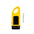 Pikkukuva 4 / 11: Mini Nödlampa: Handvev & Solcellsdriven LED Ficklampa - Perfekt för Utomhusäventyr Svart