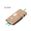 Miniatyrbilde 5 av 11: Samsung Galaxy S7 - Praktiskt Plånboksfodral i lent läder Beige