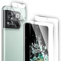 Oneplus 10T Skärmskydd och Kameralinsskydd (2-pack) Transparent