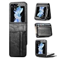 Miniatyrbild 2 av 11: Galaxy Z Flip 6 5G - Stilrent Plånboksfodral med kortfack Marinblå