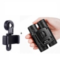Miniatyrbild 3 av 5: Effektfull Smidig Kikare med Mobilhållare för Fotografering Svart