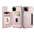 Pikkukuva 1 / 11: iPhone 11 Pro - Effektfullt Skal med Kortfack Roséguld
