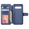 Miniatyrbilde 11 av 11: Samsung Galaxy S10 - Skyddande Stilrent PU-Läder Plånboksfodral Röd