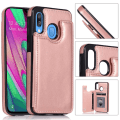 Pikkukuva 2 / 11: Elegant Skyddsskal med Kortfack - Samsung Galaxy A20E Svart