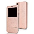 Pikkukuva 2 / 11: Elegant Smartfodral med Fönster (Leman) - Huawei P30 Guld