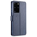 Miniatyrbilde 9 av 10: Samsung Galaxy S21 Ultra - Stilsäkert Plånboksfodral (YAZUNSHI) Röd