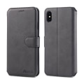 Miniatyrbilde 1 av 11: iPhone X/XS - Praktiskt Stilrent Plånboksfodral Svart