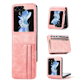 Miniatyrbild 3 av 11: Galaxy Z Flip 6 5G - Stilrent Plånboksfodral med kortfack Marinblå
