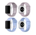 Apple Watch 38/40/41mm -  NORTH EDGE Stilrena Silikonarmband Blå Medium