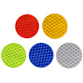 Pikkukuva 6 / 11: 5-Pack Effektfull Reflekterande Cirkel Reflexer Blå