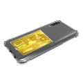Miniatyrbilde 10 av 10: Smidigt Skal med Korthållare - Samsung Galaxy A70 Transparent/Genomskinlig