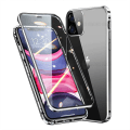 Pikkukuva 3 / 11: iPhone 12/12 Pro - Magnetiskt Dubbelskal FLOVEME Svart