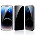Miniatyrbilde 5 av 11: iPhone 14 Pro Max Skärmskydd Anti-Spy HD 0,3mm Svart