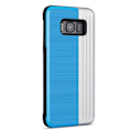 Miniatyrbilde 10 av 11: Etui med kortholder til Samsung Galaxy S8 Silver Silver