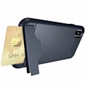Pikkukuva 5 / 11: Elegant Smart Skal med Kortfack - iPhone XS MAX Grön