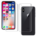 Miniatyrbillede 2 af 11: iPhone XR Skärmskydd Fram- & Baksida 9H Nano-Soft Transparent/Genomskinlig