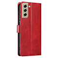 Pikkukuva 10 / 11: Samsung Galaxy S21 FE - Elegant Smidigt Plånboksfodral Svart