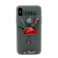 Miniatyrbilde 2 av 7: Flamingo - Retroskal av silikon för iPhone X/XS
