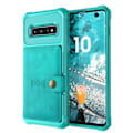 Miniatyrbillede 4 af 11: Samsung Galaxy S10+ - Praktiskt Slittåligt Skal med Kortfack Blå