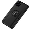 Miniatyrbillede 7 af 11: Slitt�ligt Smidigt Skal med Ringh�llare - iPhone 11 Pro Max Mörkblå Mörkblå