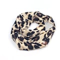 Pikkukuva 5 / 9: Elegant Bekväm Tunn Ringhalsduk Vit Leopard