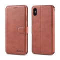 iPhone XR - Plånboksfodral Brun