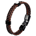 Pikkukuva 1 / 5: Flätat Armband i PU-Läder (Unisex) Brun