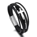 Pikkukuva 3 / 8: Stilrent Armband KORS (PU-Läder) Guld 19CM