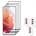 Pikkukuva 5 / 11: 2-PACK Galaxy S22 Plus Skärmskydd + Kameralinsskydd 2.5D 0,3mm Transparent