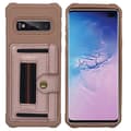 Samsung Galaxy S10 Plus - Skal med Kortfack Roséguld Roséguld