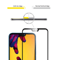 Miniatyrbillede 11 af 11: 2-PACK Skärmskydd 2.5D HD 0,3mm Huawei P20 Lite Svart